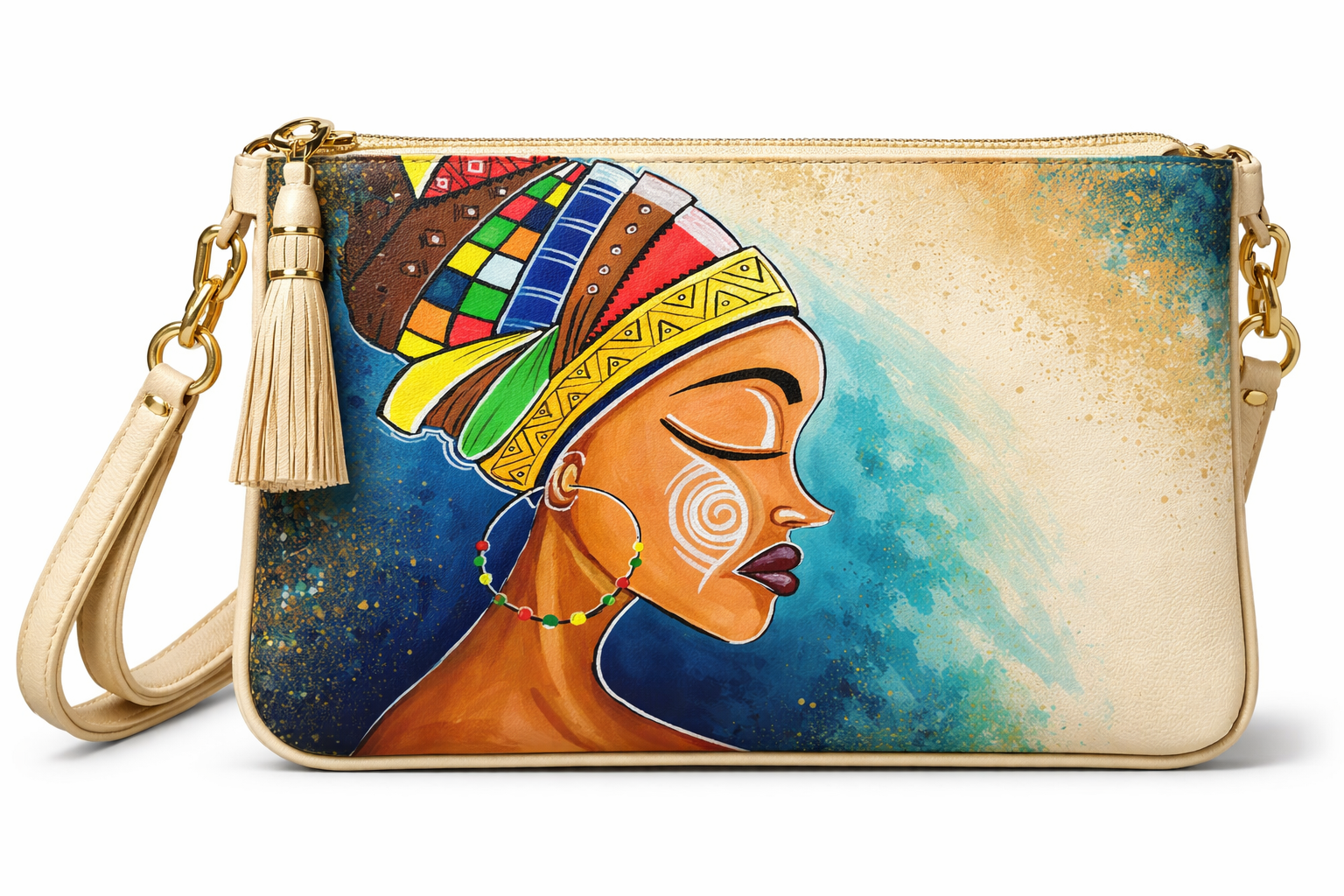 Artistic Ethnic Clutch Bag