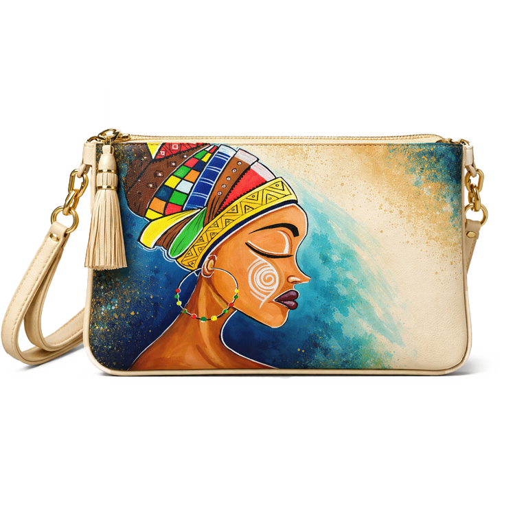 Artistic Ethnic Clutch Bag