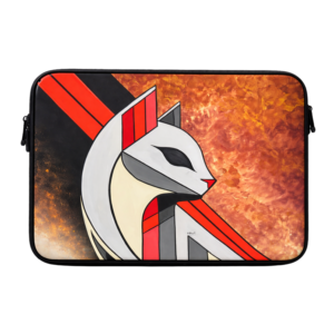 Stylized Fox Art Laptop Sleeve
