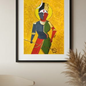 Abstract Ardhanarishvara
